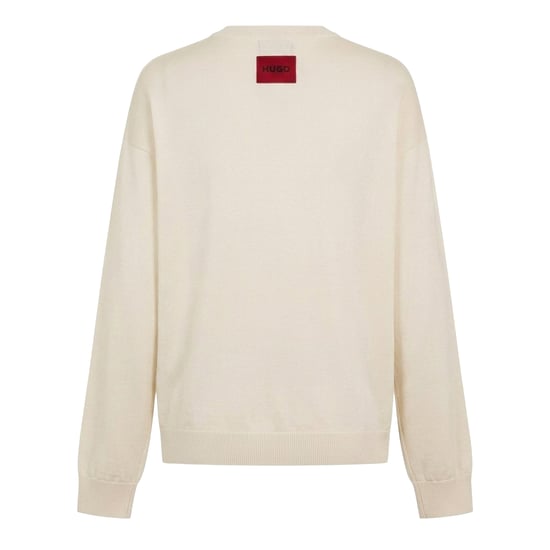 Hugo Geribd uniseks sweatshirt voor volwassenen (Wit) - Image 2