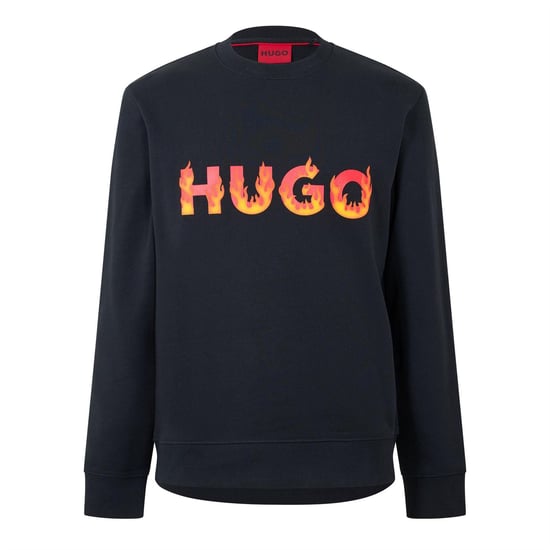 Hugo Heren Ditmo Regular Sweatshirt (Zwart) - Image 1