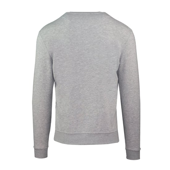 Aquascutum Heren Script Crew Neck Regular Sweatshirt (Grijs) - Image 2