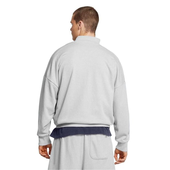 Under Armour Heren Icon Quarter Zip Relaxed Fit Sweatshirt (Grijs) - Image 4