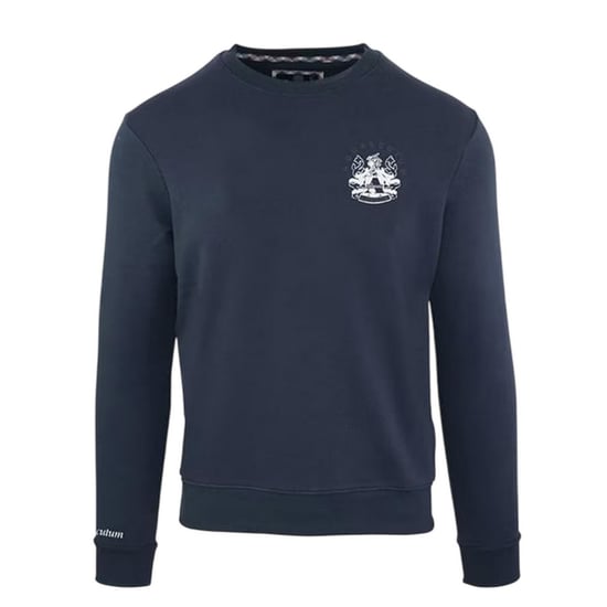 Aquascutum Heren Crest-sweatshirt met ronde hals en normale pasvorm (Marine) - Image 1