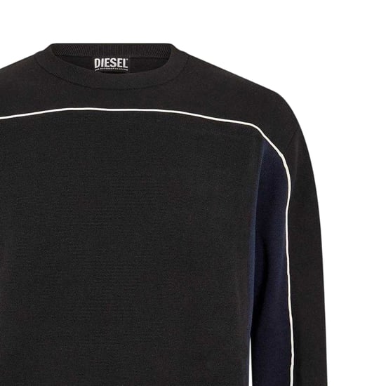 Diesel Heren Wichita Crew Neck Sweatshirt met lange mouwen (Zwart) - Image 2
