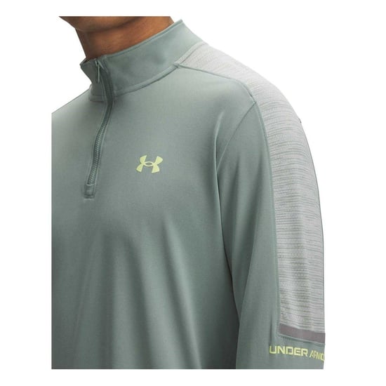 Under Armour Heren Technisch Hardloopshirt met Lange Mouwen (Groen) - Image 3
