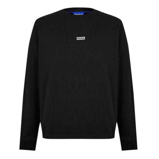 Hugo Heren Logo Sweatshirt (Zwart, Wit) - Image 1