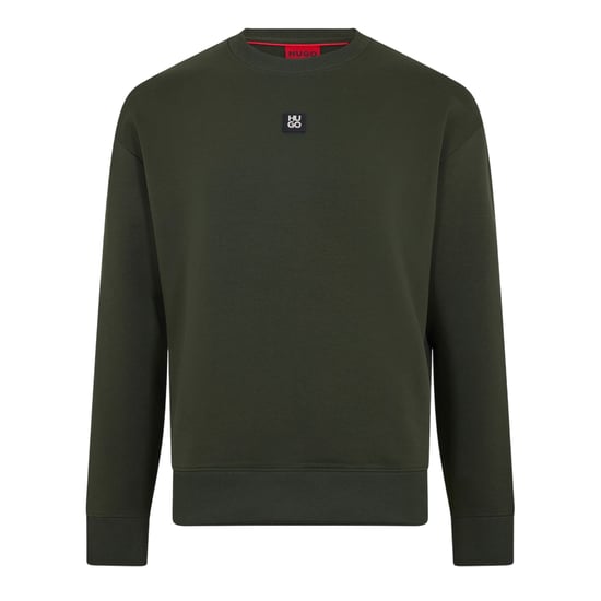 Hugo Heren Dettil Crew Neck Sweatshirt (Donkergroen) - Image 1