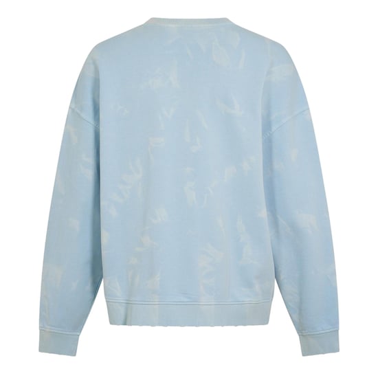 Hugo Heren Nustroyos Tie Dye Oversized Sweatshirt (Blauw) - Image 2