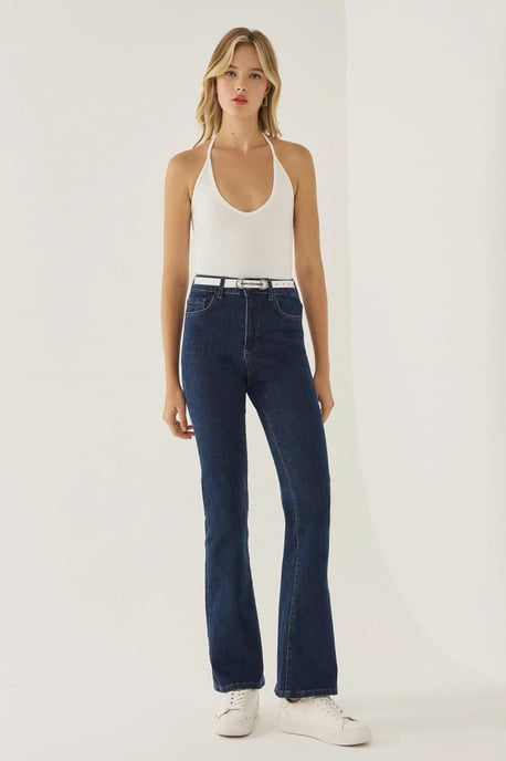 Halter Neck Jersey Crop Top - Image 4