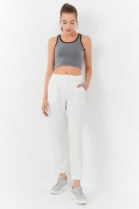 Geribbelde Mouwloze Crop Top - Image 4