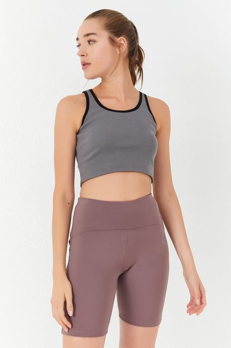Geribbelde Mouwloze Crop Top - Image 3