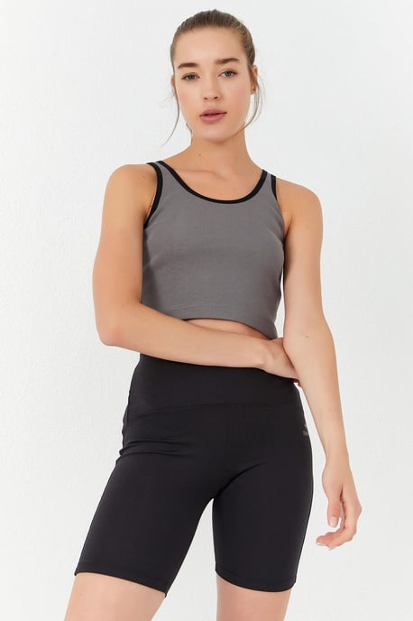 Geribbelde Mouwloze Crop Top - Image 6