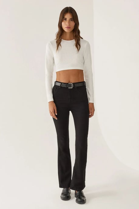 Slim Fit Crop Top - Image 3