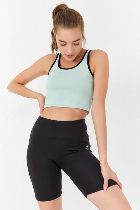 Geribbelde Mouwloze Crop Top - Image 5