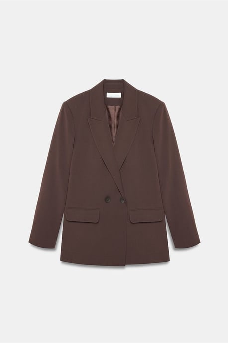Dames Lange Crêpe Blazer Jas - Image 6