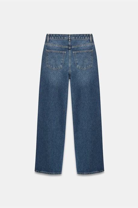 Hoog-Waisted Wijde Jeans van Katoen - Image 6