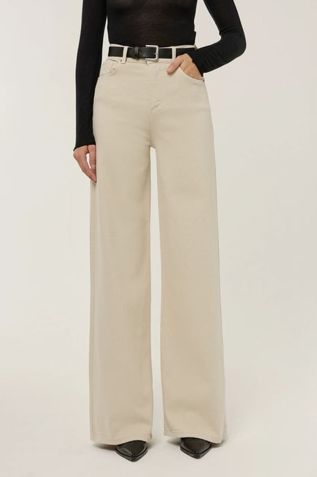 Hoge Taille Wijde Pijpen Jeans - Image 1
