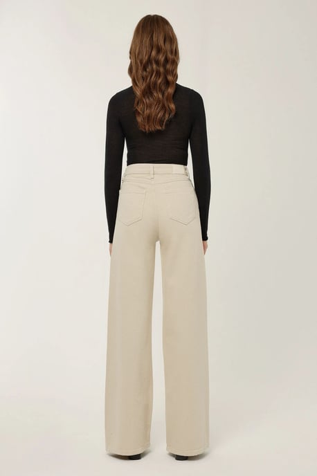 Hoge Taille Wijde Pijpen Jeans - Image 4