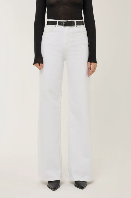 Hoge Taille Wijde Pijpen Jeans - Image 1