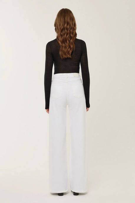 Hoge Taille Wijde Pijpen Jeans - Image 4
