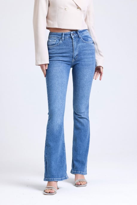 Hoge Taille Flared Jeans - Image 2