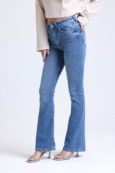 Hoge Taille Flared Jeans - Image 3