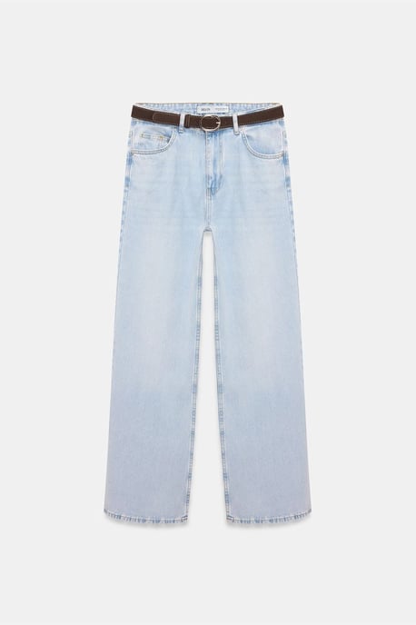 Hoge Taille Wijde Pijpen Katoenen Denim Jeans - Image 5