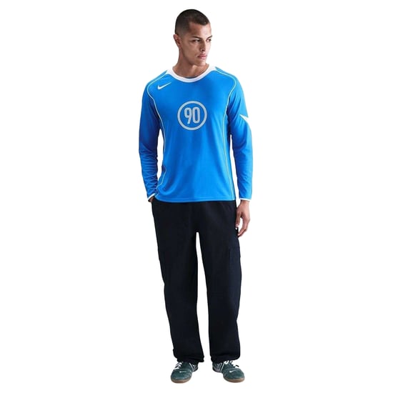 Nike Volwassenen Total 90 Dri-FIT Jersey met lange mouwen (Blauw/Wit) - Image 4