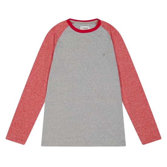Farah Raglan-baseball-T-shirt voor kinderen (Oranje) - Image 1