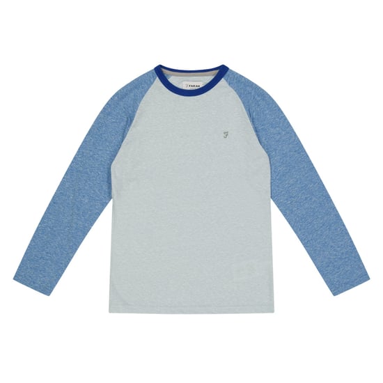 Farah Raglan-baseball-T-shirt voor kinderen (Blauw) - Image 1