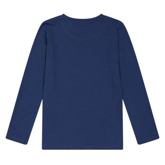 Farah Kinder/Kids Stacked Logo T-shirt met lange mouwen (Blauw) - Image 2
