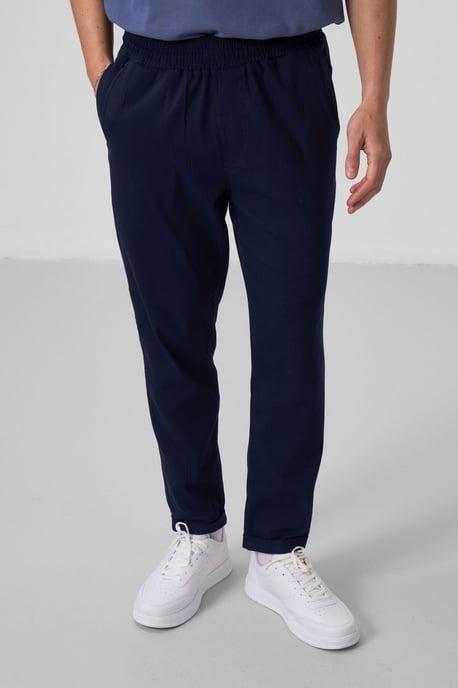 Heren Chino's met Rechte Pijpen van Gabardine - Image 4