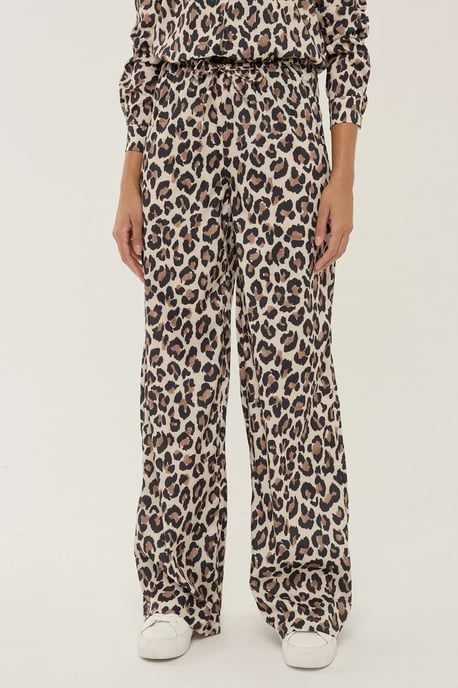 Leopardenprint Rechte Broek - Image 2
