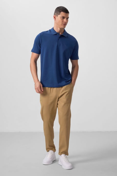 Heren Rechtonde Gabardin Chino's - Image 1