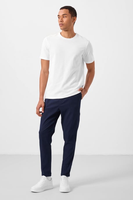 Heren Chino's met Rechte Pijpen van Gabardine - Image 1
