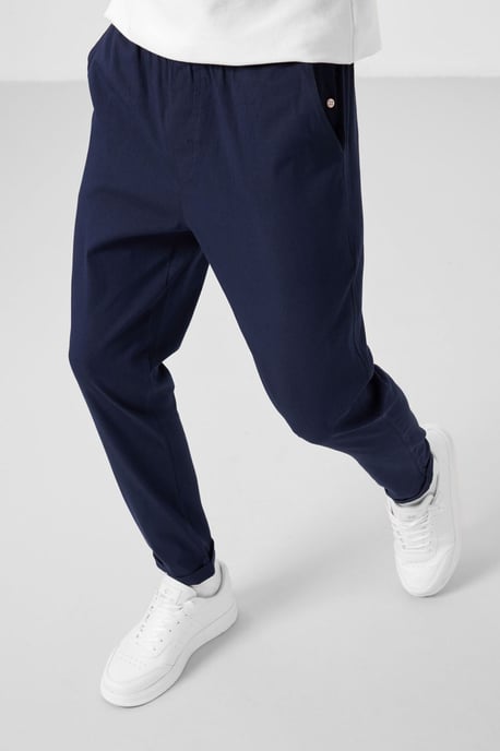 Heren Chino's met Rechte Pijpen van Gabardine - Image 3