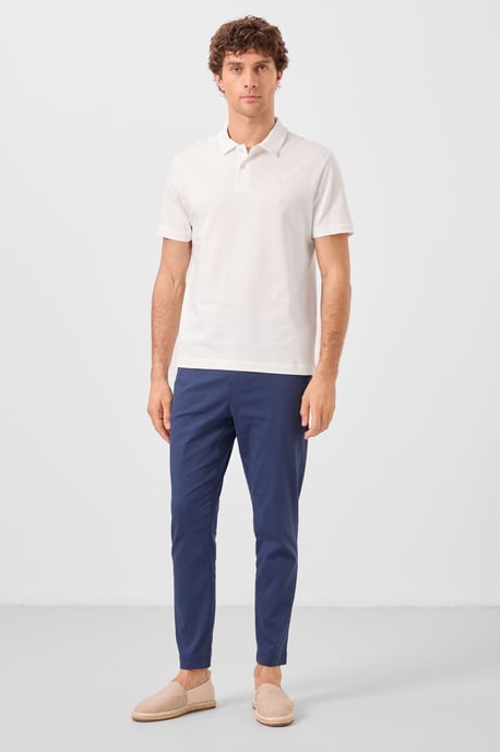 Heren Chino's met Rechte Pijpen van Gabardine - Image 4