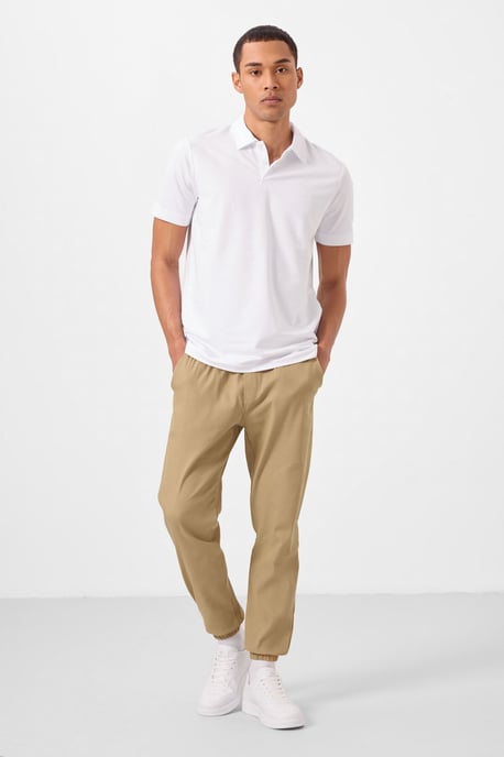 Heren Relaxed Fit Pull-on Chino's - Image 5
