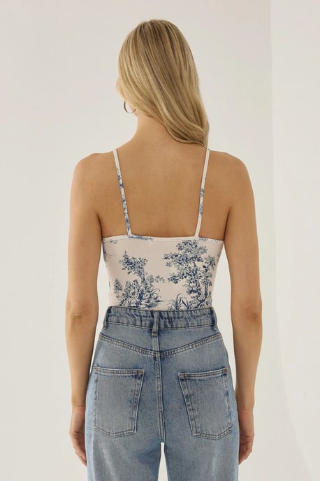 Corset-geïnspireerde Patronen Bodysuit - Image 5