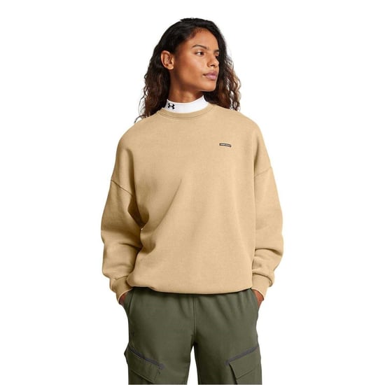 Under Armour Unisex Adult Crew Neck Oversized Sweatshirt (Bruin) - Image 1