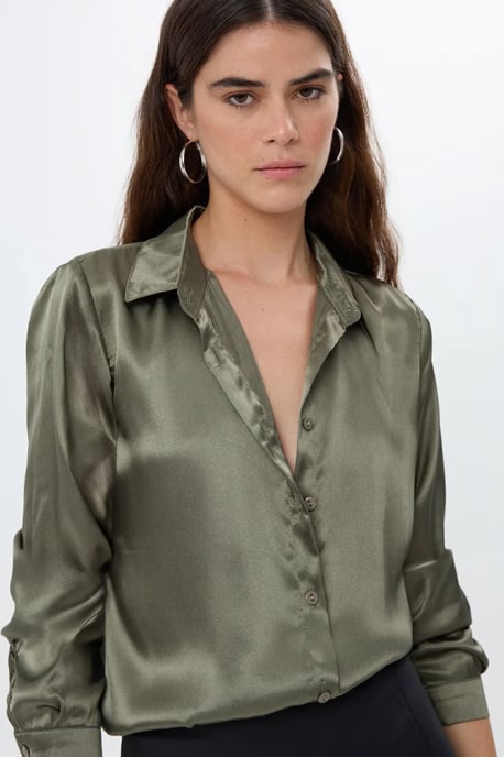 Satin Klassiek Shirt - Image 3
