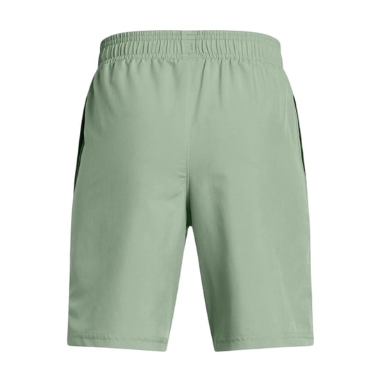 Under Armour Technische geweven korte broek met logo voor jongens (Muntgroen) - Image 2