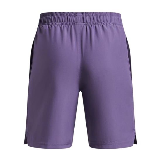 Under Armour Technische geweven korte broek met logo voor jongens (Middernacht marine) - Image 2