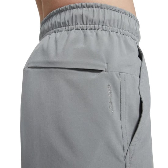Nike Heren Unlimited Dri-FIT-short met relaxte pasvorm (Grijs/Zwart) - Image 4