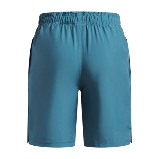 Under Armour Technische geweven korte broek met logo voor jongens (Donkerblauw) - Image 2