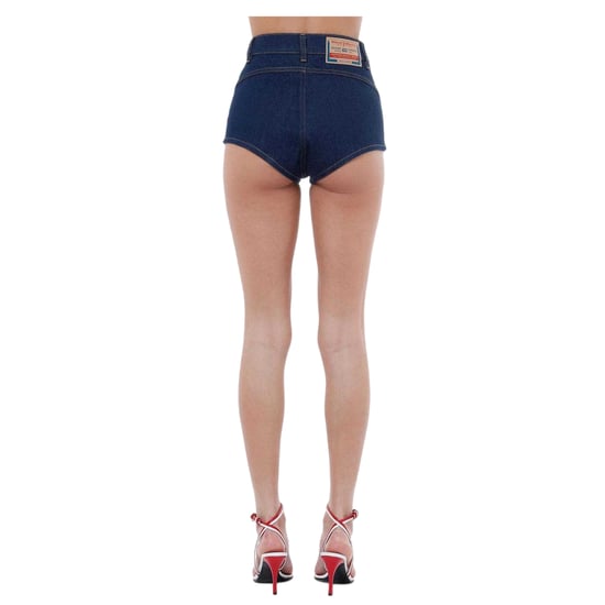 Diesel Dames/Dames De-Lunar High Waist Shorts (Blauw) - Image 4