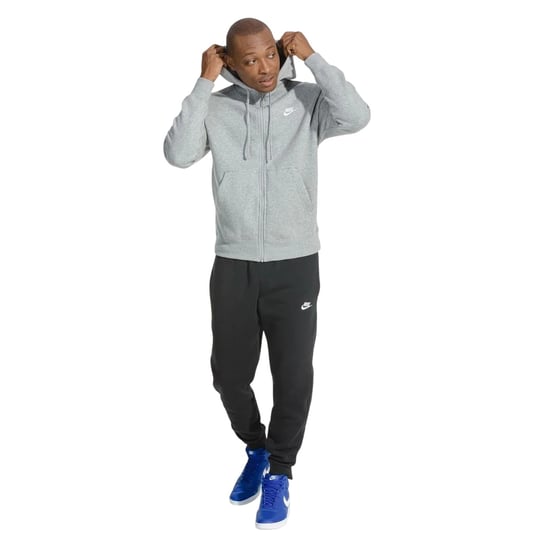 Nike Heren Sportswear Club Volledige Rits Hoodie (Grijs) - Image 1