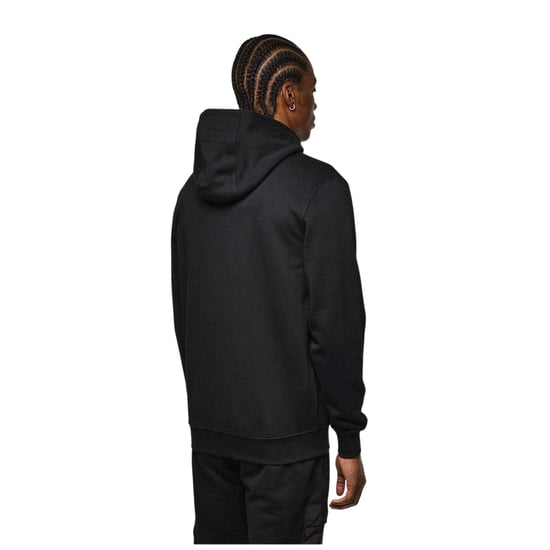 Weekend Offender Herenhoodie van gekamd katoen met doorlopende rits (Zwart) - Image 2