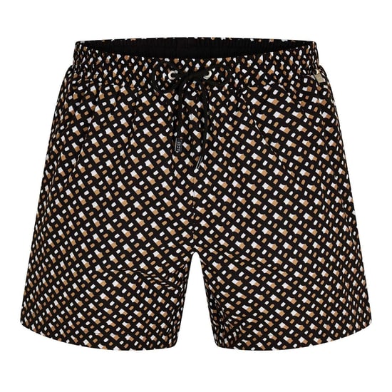 Boss Heren Monogram Zwemshort (Zwart) - Image 1
