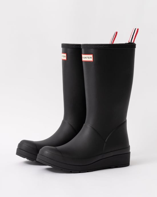 Hunter Play Tall Rubberen Zwarte Wellingtonlaarzen Voor Dames - Image 1