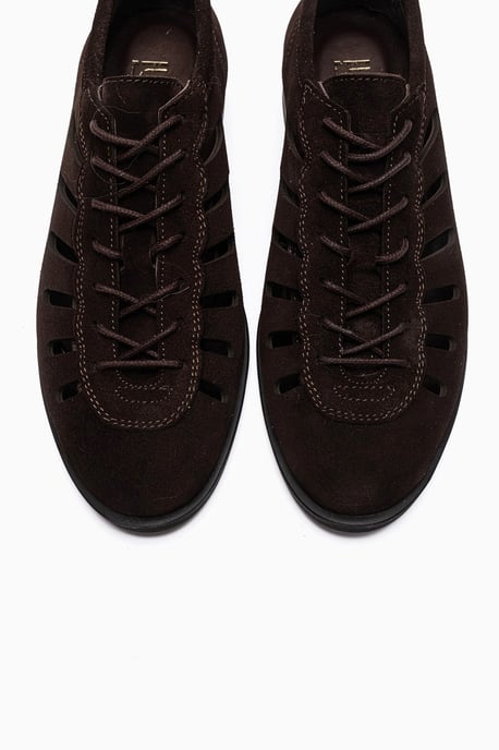 Astron Leren Casual Veterschoenen (Dames) - Image 2