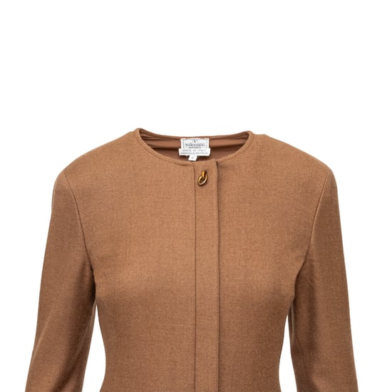 Valentino Boutique Plissé Wol Jurk - '90s - Image 3